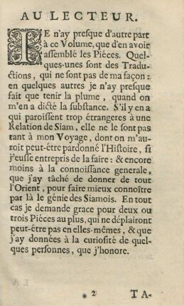 Au lecteur