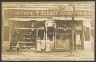 Ansichtskarte Bäckerei, Ritterstraße 40