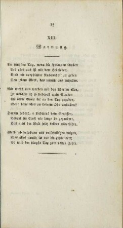 Warnung