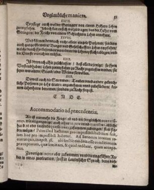 Accommodatio ad præcedentia.