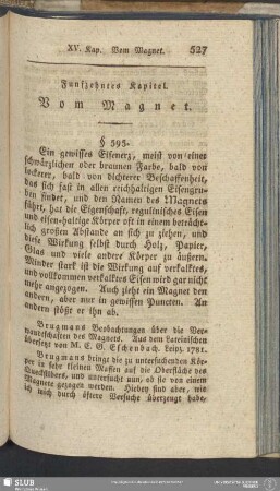 Funfzehntes Kapitel. Vom Magnet