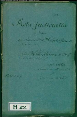 von Heiderstädt (Heyderstädt), Fiskal gegen Hollensteiner in Wüsten u.a. - zum Verfahren von Heyderstädt gegen Jobstmeier