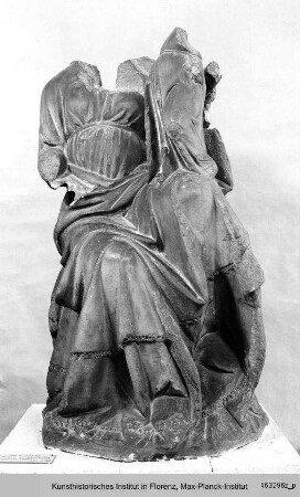 Sitzende Madonna mit Kind - Madonna (wahrscheinlich mit einer Darstellung Heinrichs VII. und der Personifikation Pisas eine Gruppe bildend)