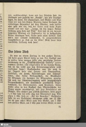 Das seltene Viech
