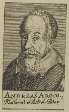 Bildnis des Andreas Argolus