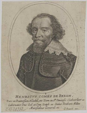 Bildnis des Henricvs de Bergh