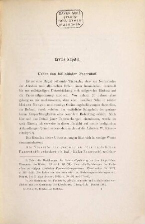Weitere Beiträge zur Blutlehre