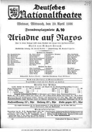 Ariadne auf Naxos