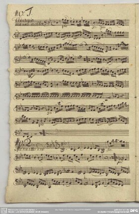 1. Pugnani, Gaetano, Sinfonien, Es-Dur <2. Menuett>