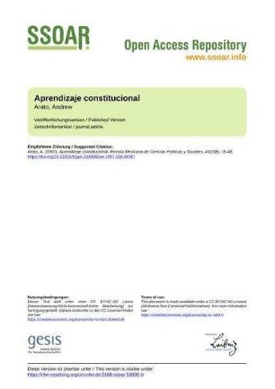 Aprendizaje constitucional
