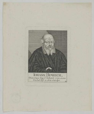 Bildnis des Johann Himrich