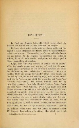 Zur Entwicklung der consonantischen Declination im Germanischen