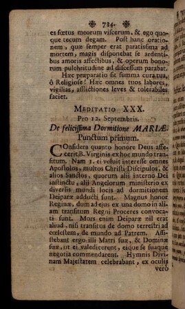 734-745, Meditatio XXX. - Meditatio XXXIII.
