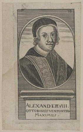 Bildnis des Papst Alexander VIII.