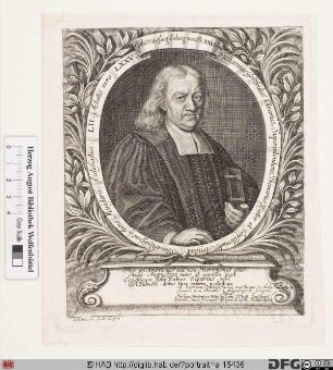 Bildnis Johann Gottfried Olearius