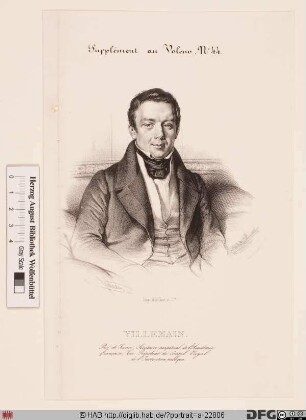 Bildnis Abel-François Villemain