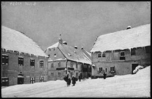 Niklasberg. Blick auf Niklasberg im Winter