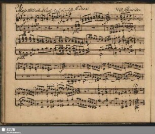 Schneider, Wilhelm: Wachet auf ruft...; C dur.