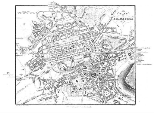 Plan of Edinburgh.