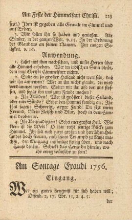 Am Sontage Exaudi 1756