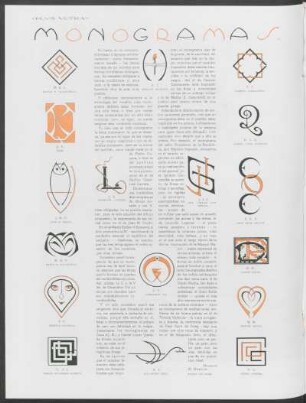 Monogramas : Dibujos de mismo