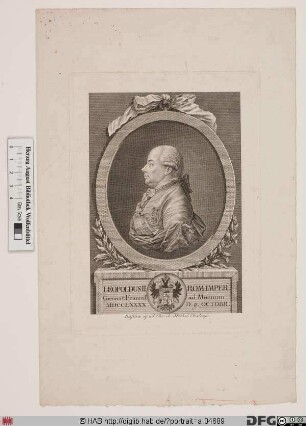 Bildnis Leopold II., römisch-deutscher Kaiser (reg. 1790-92)