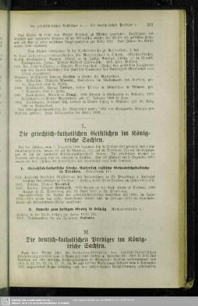 M. Die deutsch-katholischen Prediger im Königreiche Sachsen