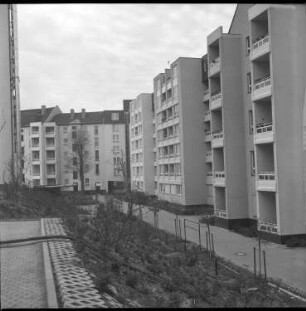 Mittelformatnegativ: Mariannenstraße und Naunynstraße, 1978