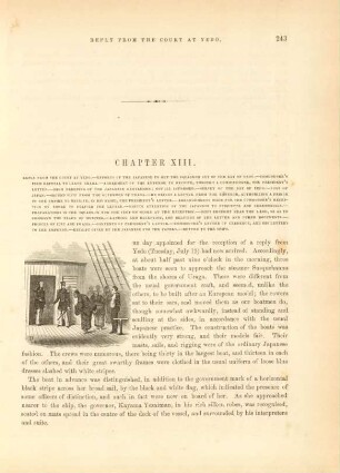 Chapter XIII. Reply from the court of Yedo. - ...