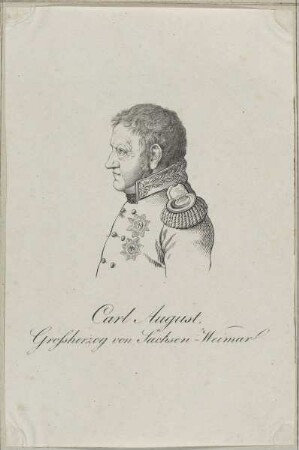 Bildnis des Großherzogs Karl August von Sachsen-Weimar-Eisenach