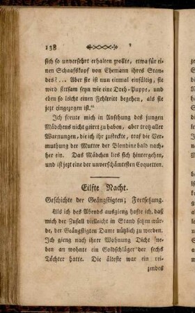 Eilfte Nacht. - Funfzehnte Nacht.