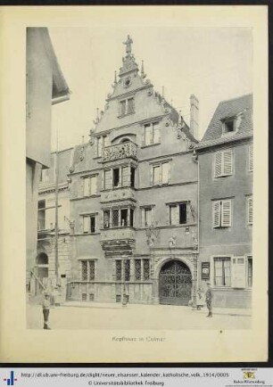 Illustration: Kopfhaus in Colmar.