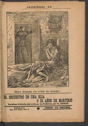 Blanca devoraba con avidez las naranjas... - [Ilustración]