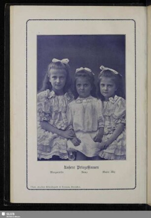 Unsere Prinzessinnen Margarete, Anna, Alix