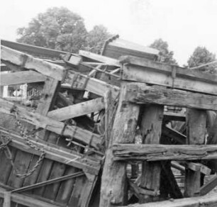 Beschädigung der Klappbrücke Heiligenstedten/Stör