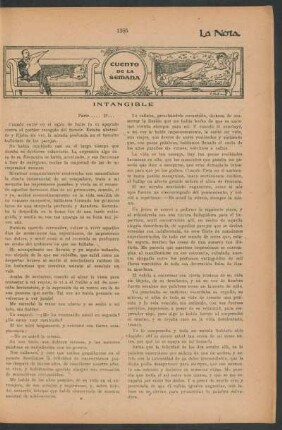 Cuento de la semana : Intangible