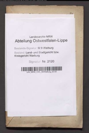 Erblasser: Brenken, Otto Philipp Dominikus von: