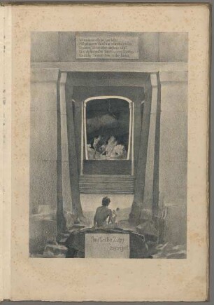 Mappe "Aus Goethe's Faust", Blatt 1