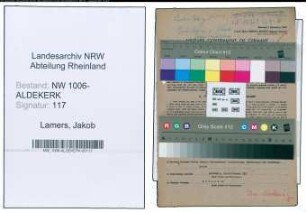 Entnazifizierung Jakob Lamers , geb. 21.03.1903 (Maurermeister)