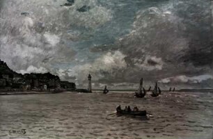 Der Hafendamm von Honfleur