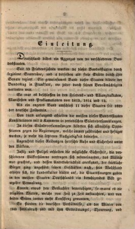 Betrachtungen über Deutschlands gegenwärtigen Zustand im Jahre 1848 : von einem Vaterlandsfreunde