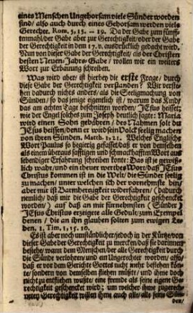 Eine Evangelische Erweckung durch das Wort Gottes Von der Gabe der Gerechtigkeit Jesu Christi als der Christen besten Neu-Jahrs-Gabe und durch das Gebet auf den ersten Tag des 1730sten Jahrs nach der Gnadenreichen Menschwerdung und Geburt unsers einigen Heylandes Jesu Christi als an welchem das Gebet von allen Cantzeln der Evangelischen Pfarr-Kirchen nach der Früh- und Abend-Predigt gesprochen worden in des Heil. Röm. Reichs freyen Stadt Augspurg