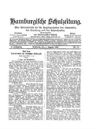 Aus dem Kulturleben der römischen Kaiserzeit : (nach Jung, Weber u.a.) ; (Schluß)