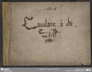 Laudate pueri - Mus.2-E-755 : V (3), strings, bc - B|b