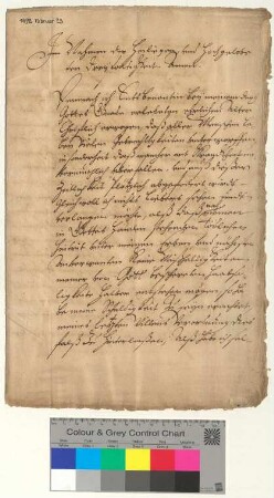 Testament der Dorothea Elisabeth Müthers. Eigenhändige Unterschrift.