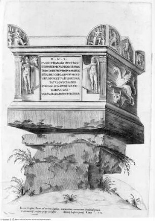 Speculum Romanae Magnificentiae, Rom, Via Cassia, Grabmal