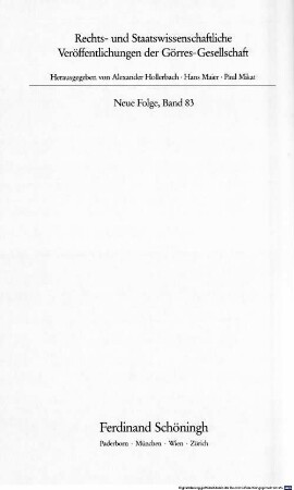 Donoso Cortés und Carl Schmitt : eine Untersuchung über die staats- und rechtsphilosophische Bedeutung von Donoso Cortés im Werk Carl Schmitts