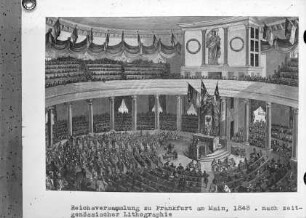 Die Reichsversammlung in der Paulskirche zu Frankfurt