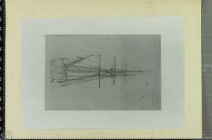 Segelschiff : Friedrich, C. D. F.: Segelschiff, Zeichnung