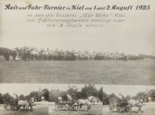 Reit-und Fahr-Turnier in Kiel am 1. und 2. August 1925